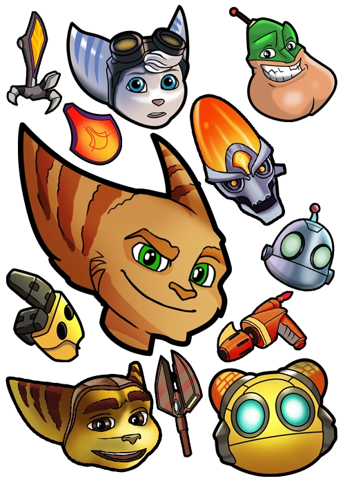 Ratchet & Clank cursor collection